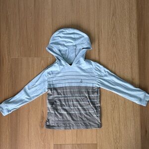 Volcom Kids Hoodie - Light Blue and Brown